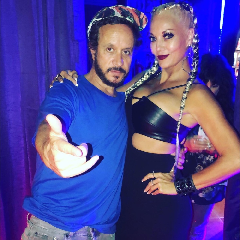 Super sexy black knee length dress.